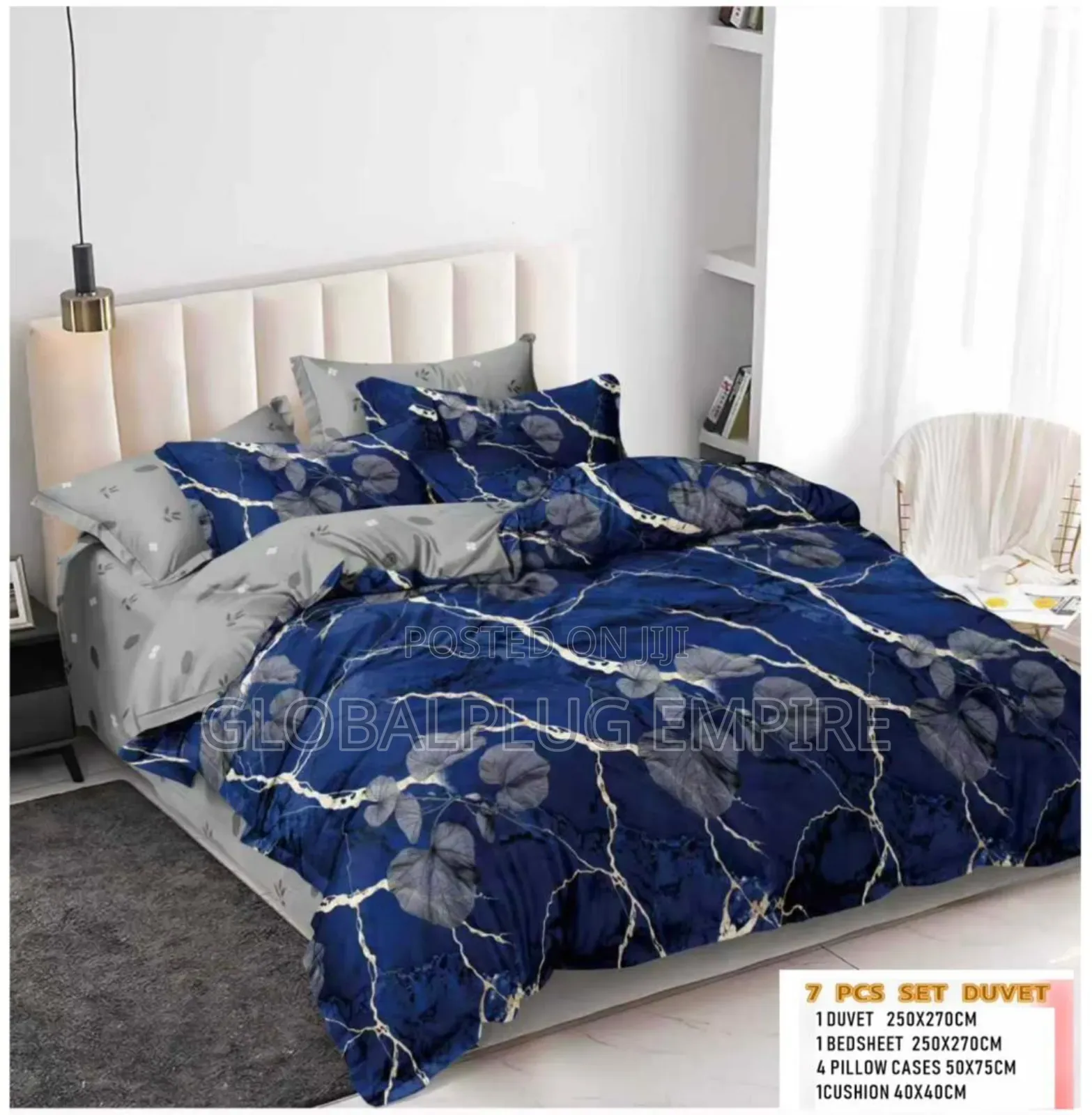7-Piece King-Size Duvet Set – Complete Bedding Collection