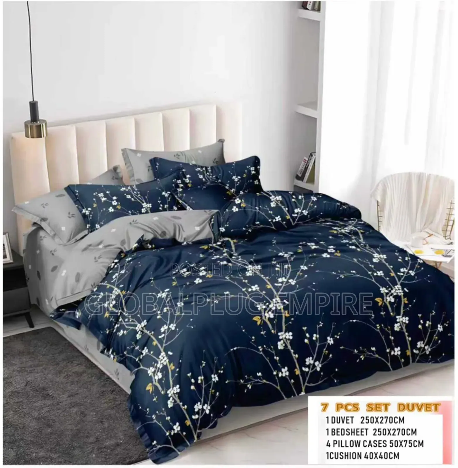 7-Piece King-Size Duvet Set – Complete Bedding Collection