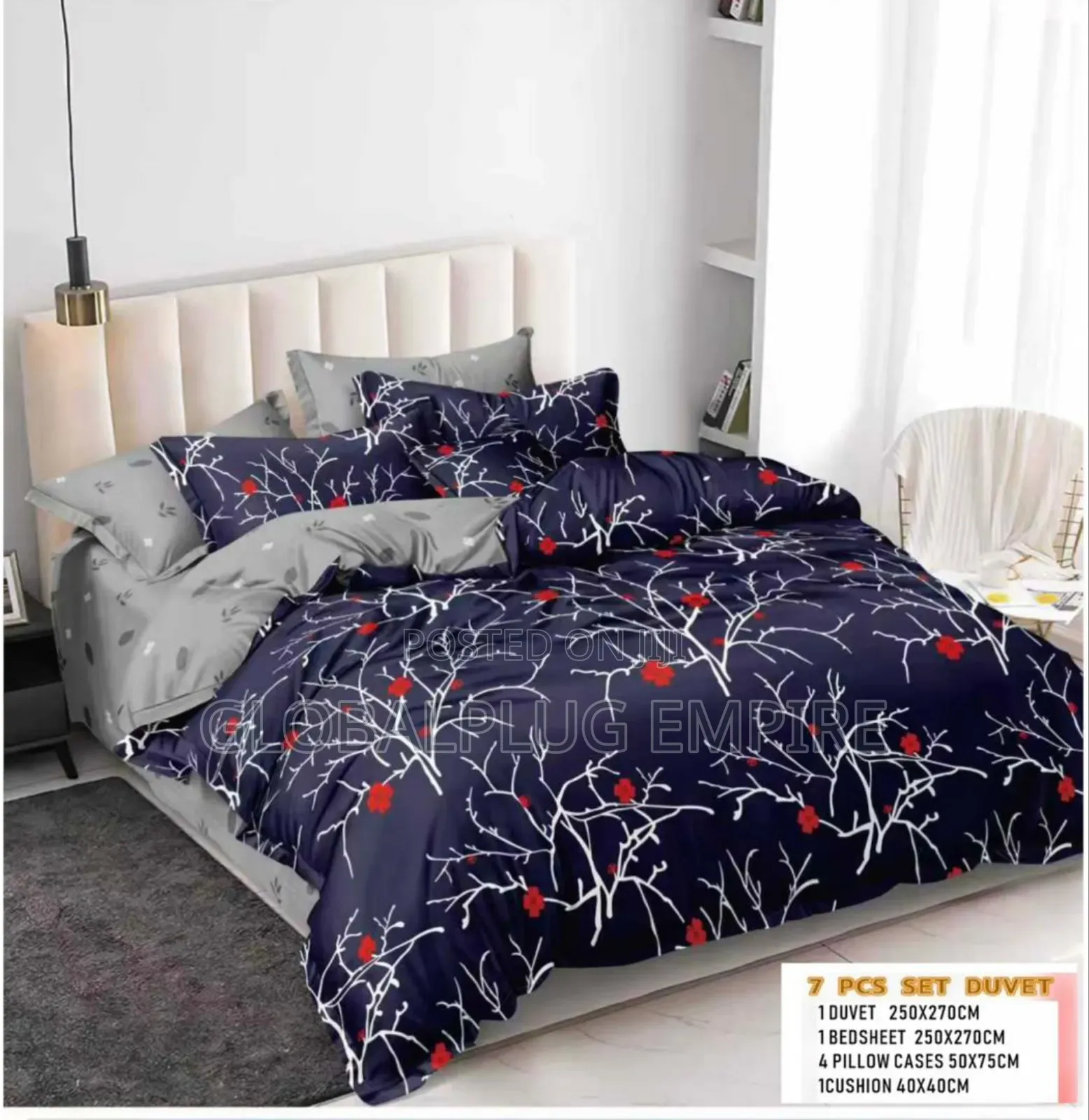 7-Piece King-Size Duvet Set – Complete Bedding Collection
