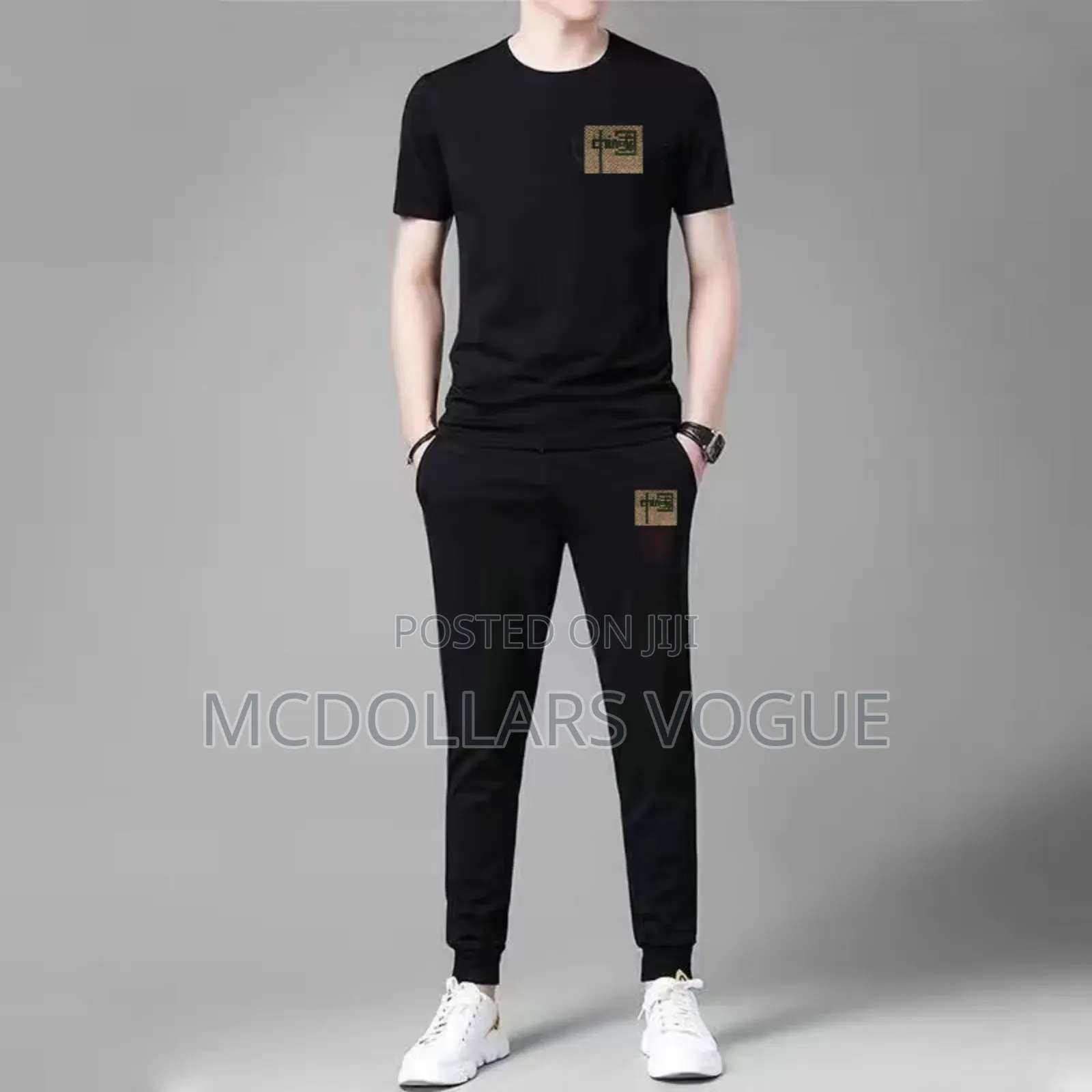 Men Top N Down Combo, Black