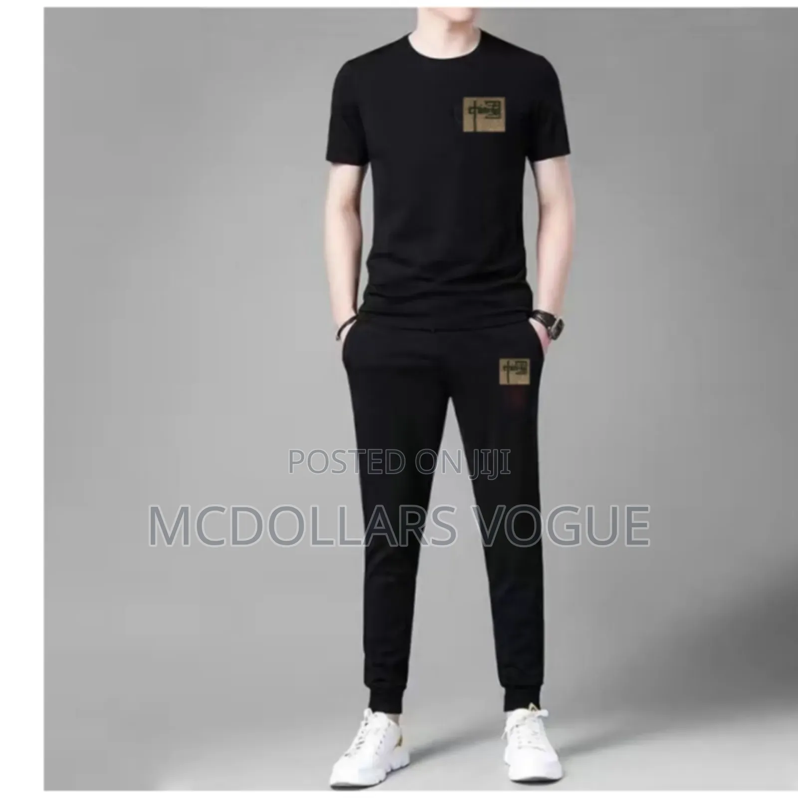Men Top N Down Combo, Black