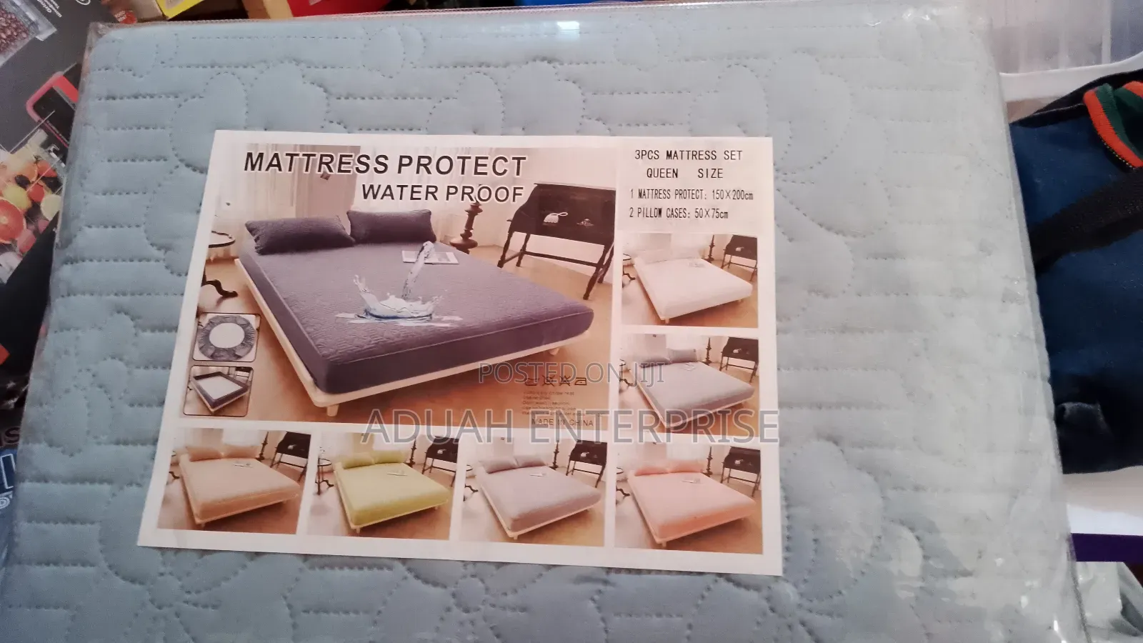 Waterproof Protective Bedsheets 3in1