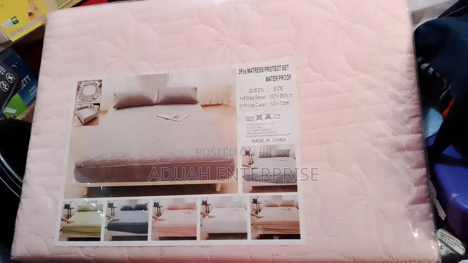 Waterproof Protective Bedsheets 3in1