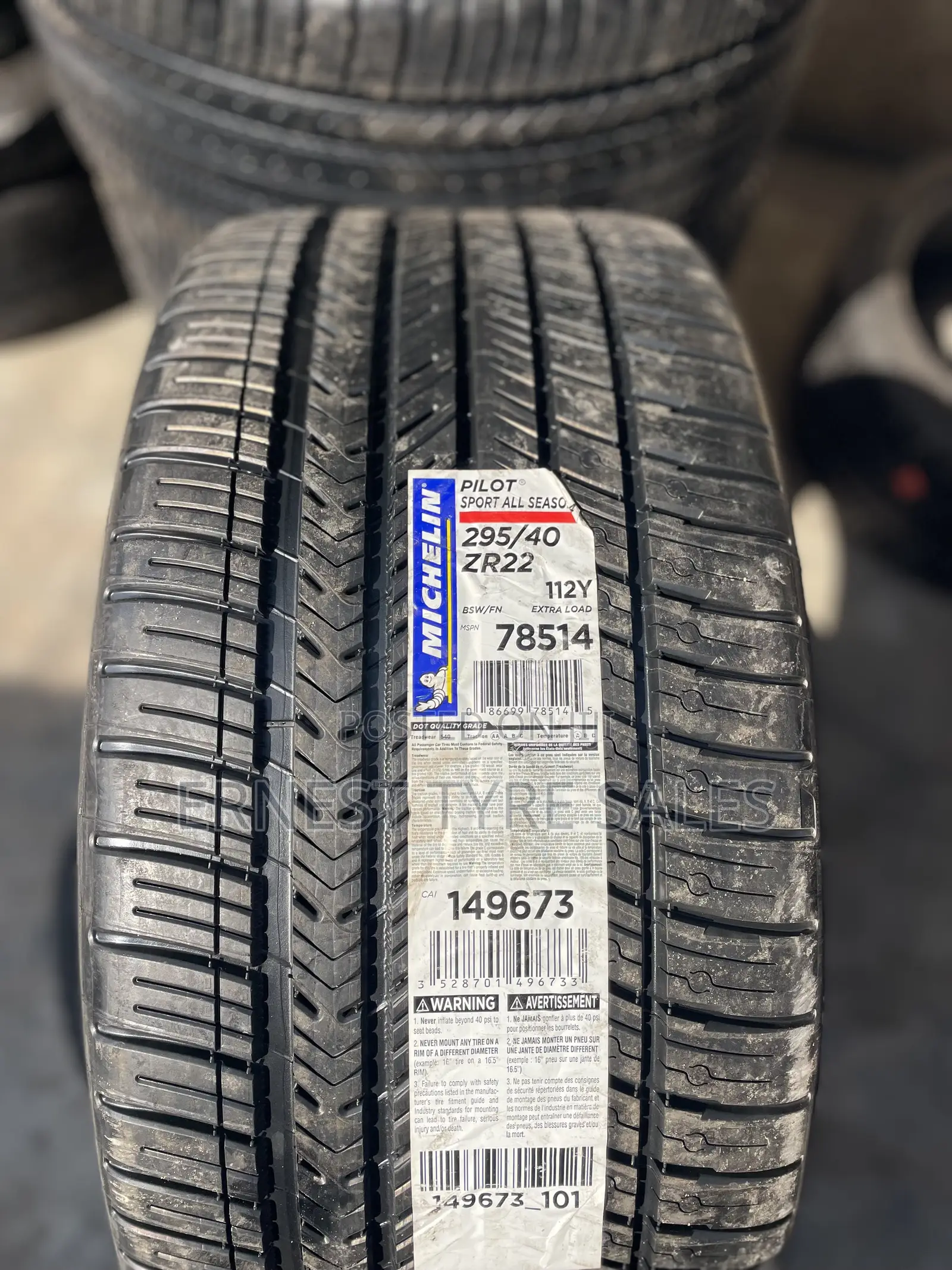 295/40r22 Michelin Tyres