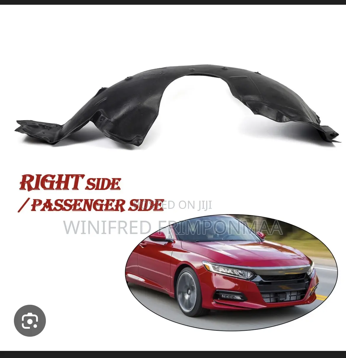 Fender Liner For 2018-2022 Honda Accord