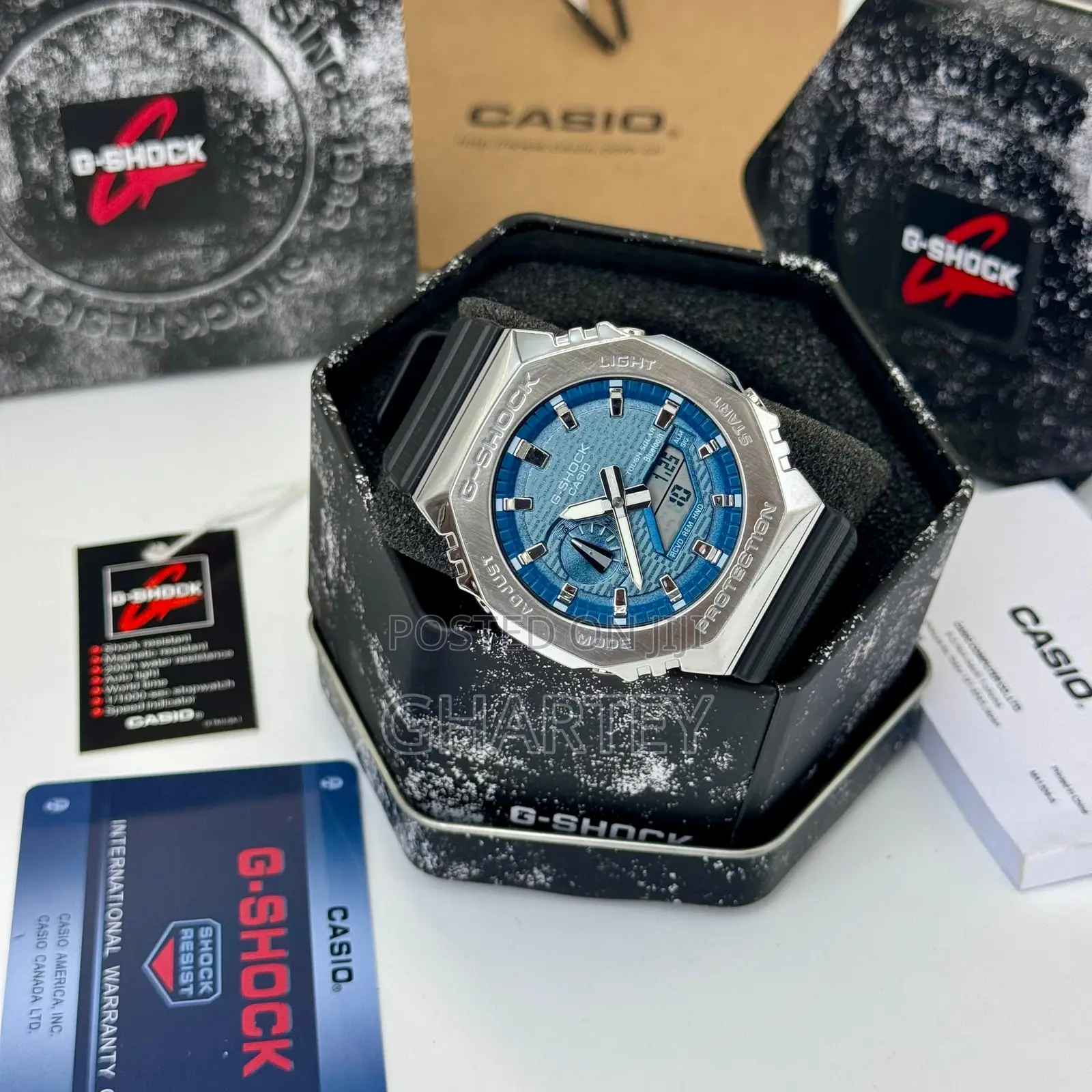 Gshock 200m Waterproof Dual Time Quality Watch