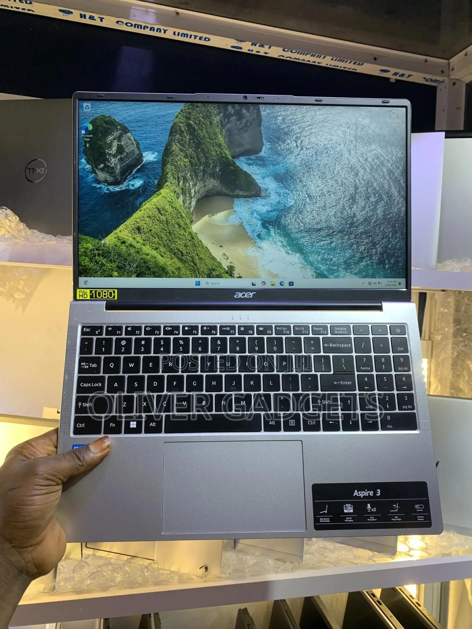 Laptop Acer Aspire 3 8GB Intel Core i3 SSD 256GB