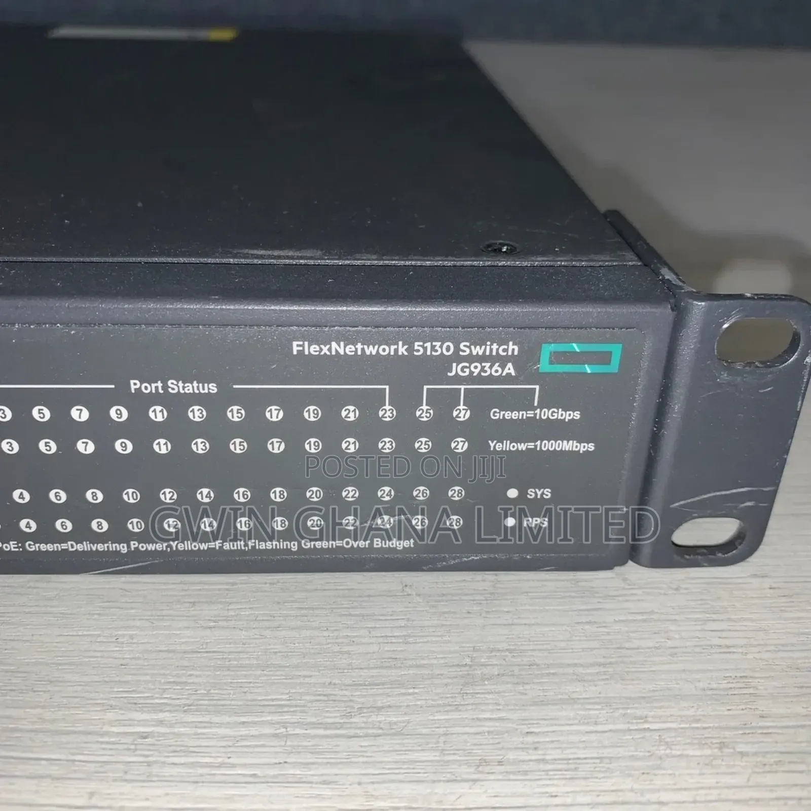 Hp Jg936a 5130 24-Port Gigabit Poe+ Layer 3 Managed Switch 4sfp+10gbe