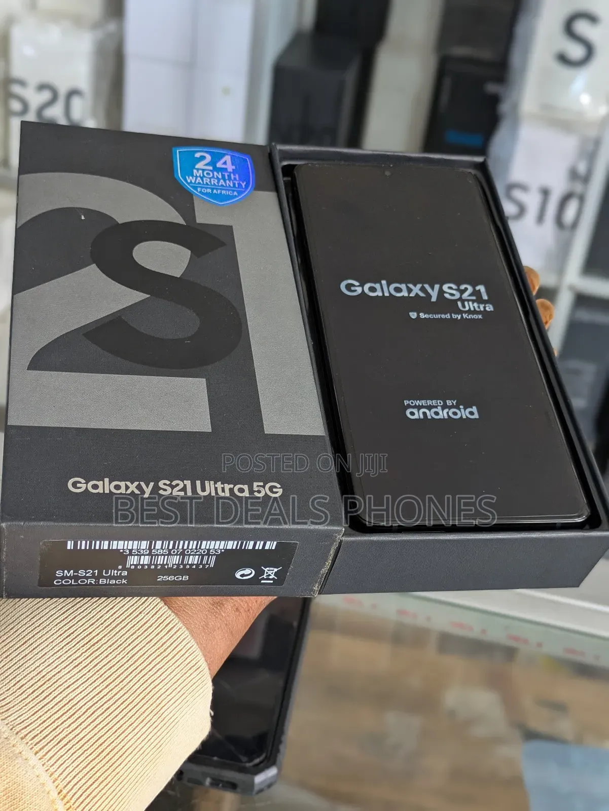 New Samsung Galaxy S21 Ultra 5G 256 GB Gold