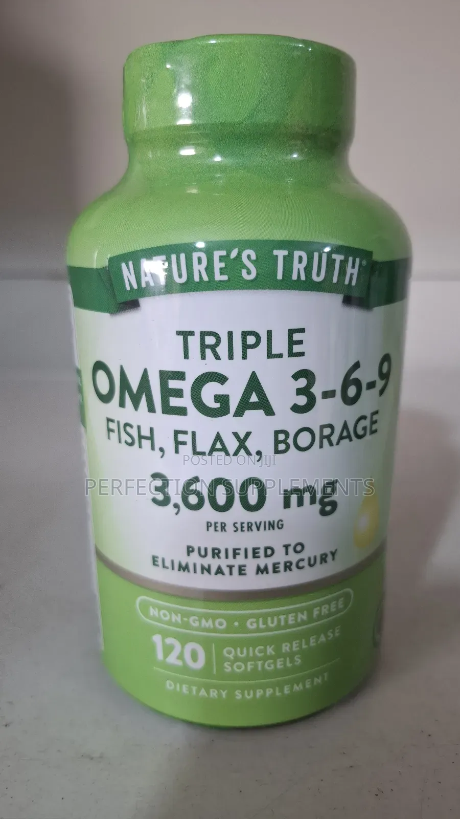 Nature's Truth Omega 3-6-9, 120 Softgels