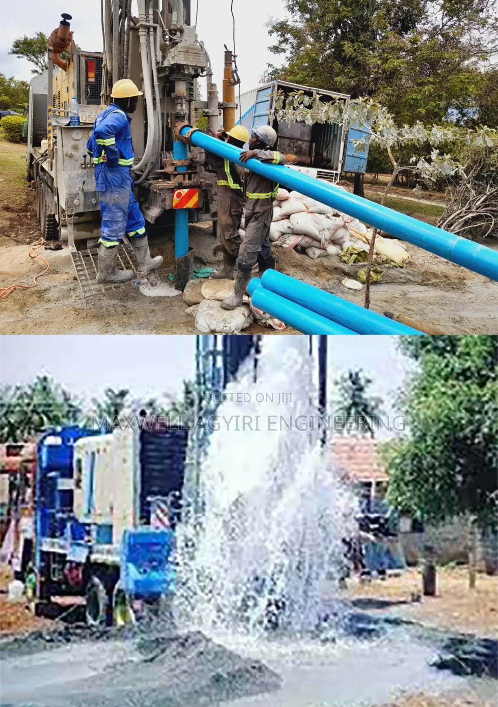 Adenta Borehole Drilling and Repair of Old Borehole