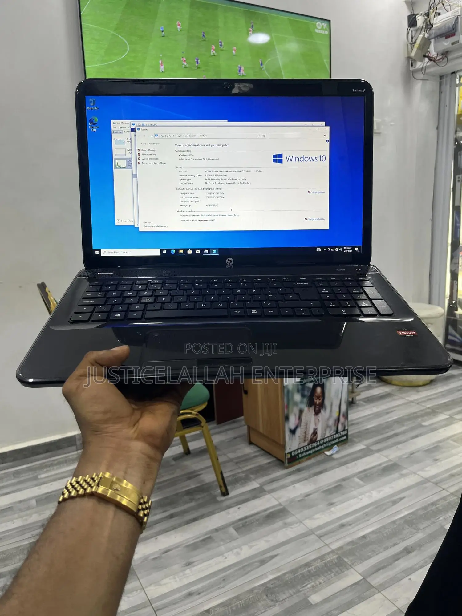Laptop HP Pavilion G7 6GB AMD A6 HDD 1T