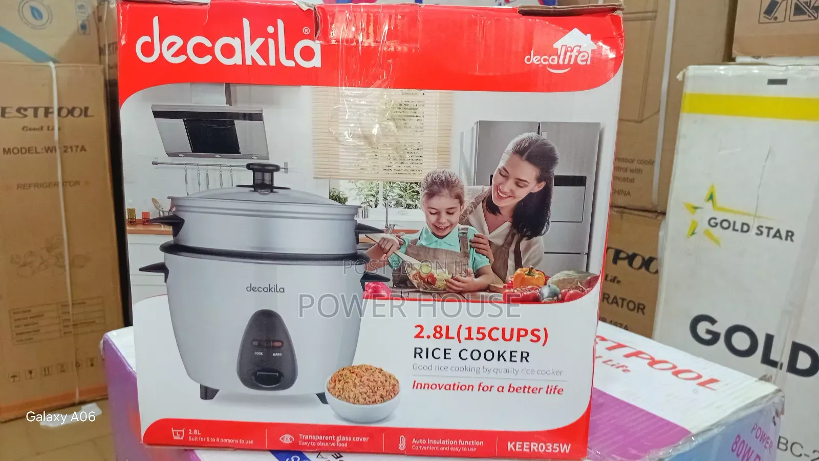 Decakila 2.8l Non-Stick Rice Cooker – Perfect Rice Every Time