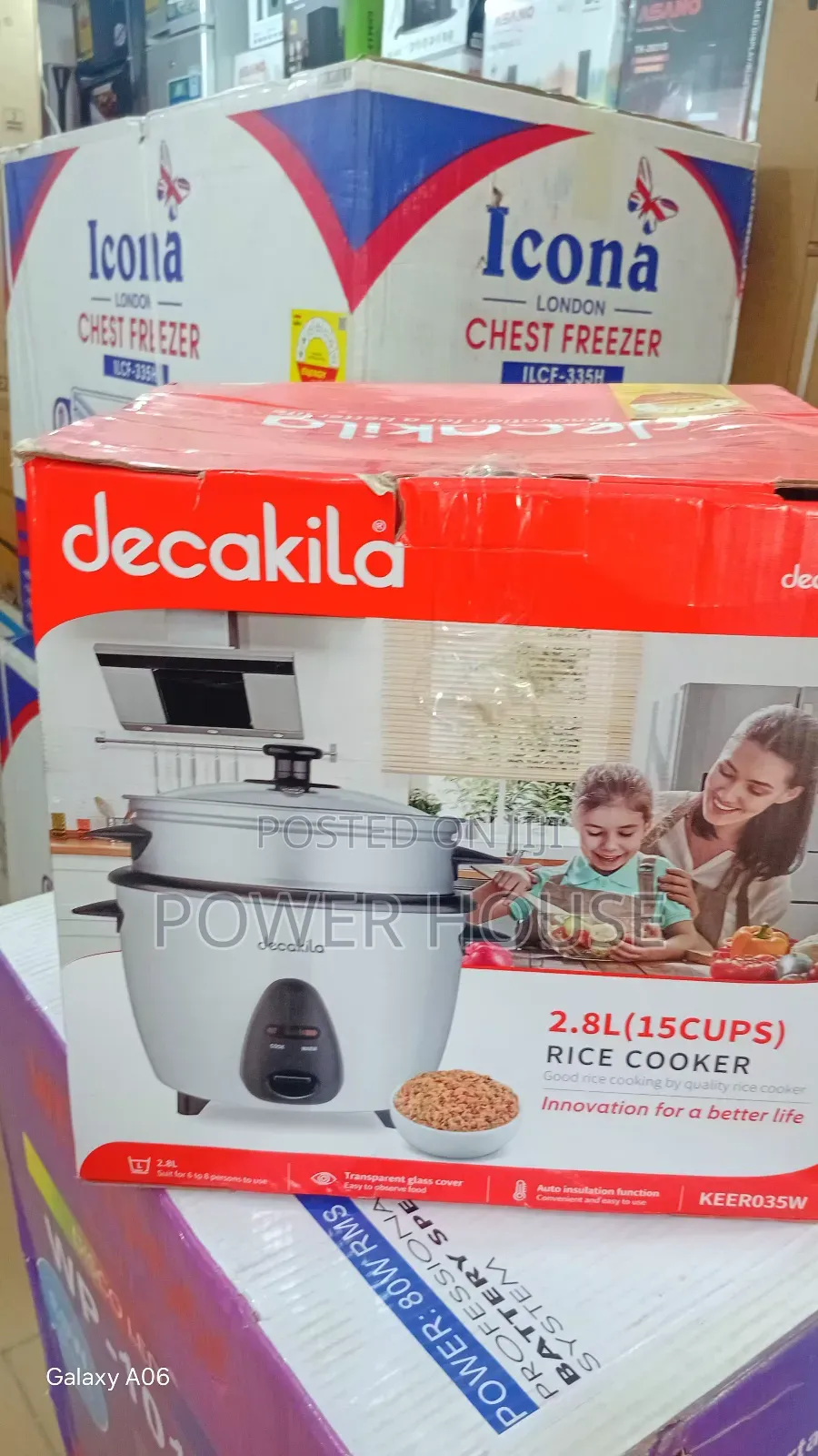Decakila 2.8l High Capacity Rice Cooker – Easy to Clean