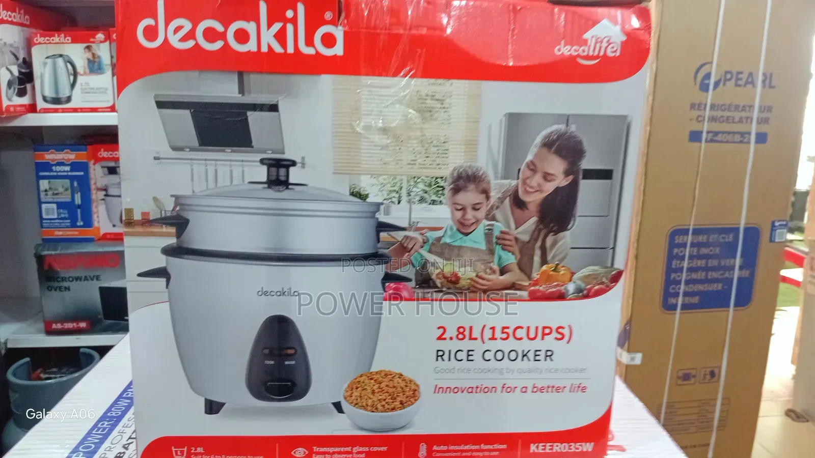 Decakila 2.8l Family Size Rice Cooker – Smart Kitchen Choice