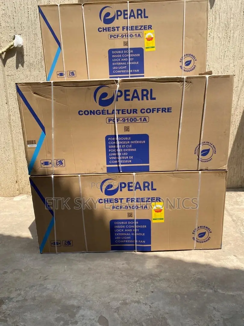 Pearl 708liters Double Door Chest Freezer