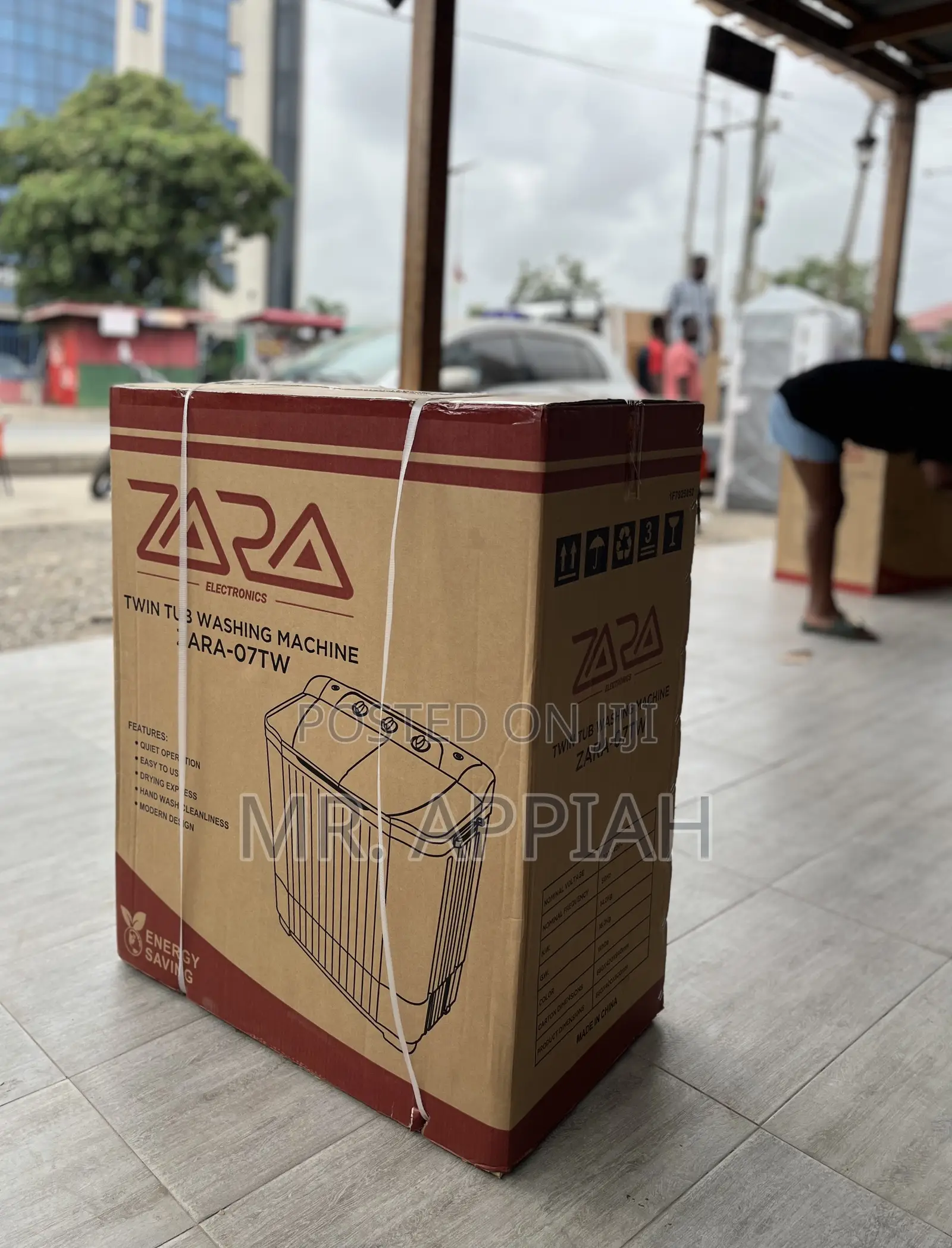 Eco-Friendly Zara 7kg Spin Dry Twin Tub Washing Machine 