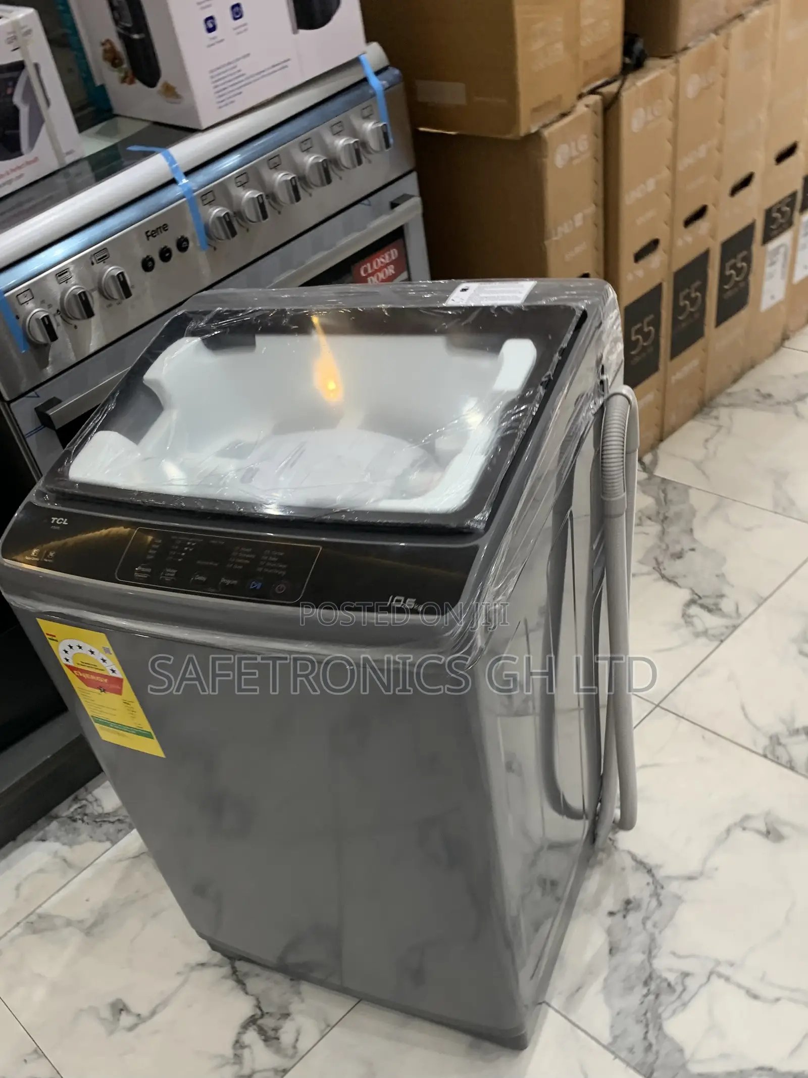 Super Authentic Grey Fullauto Topload 11kg TCL Electric Washingmachine