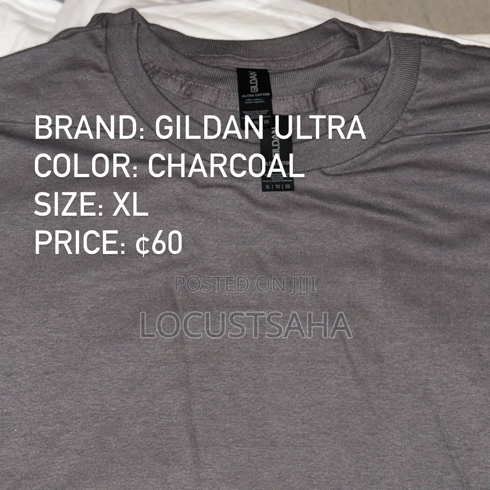 Gildan Ultra Cotton Charcoal in Xl