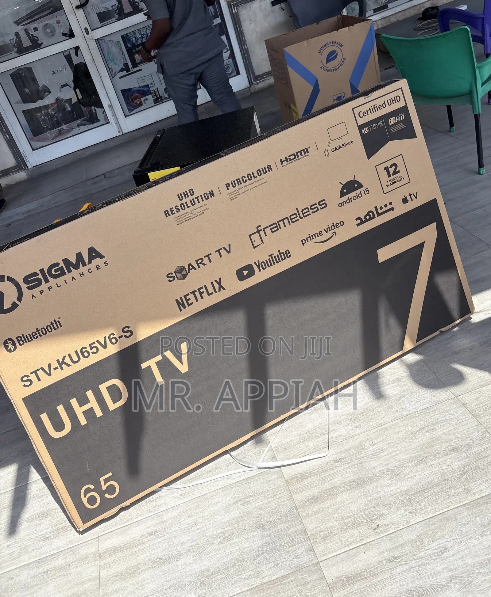 Order Original Sigma 65” Uhd Smart Digital Satellite Led Tv 