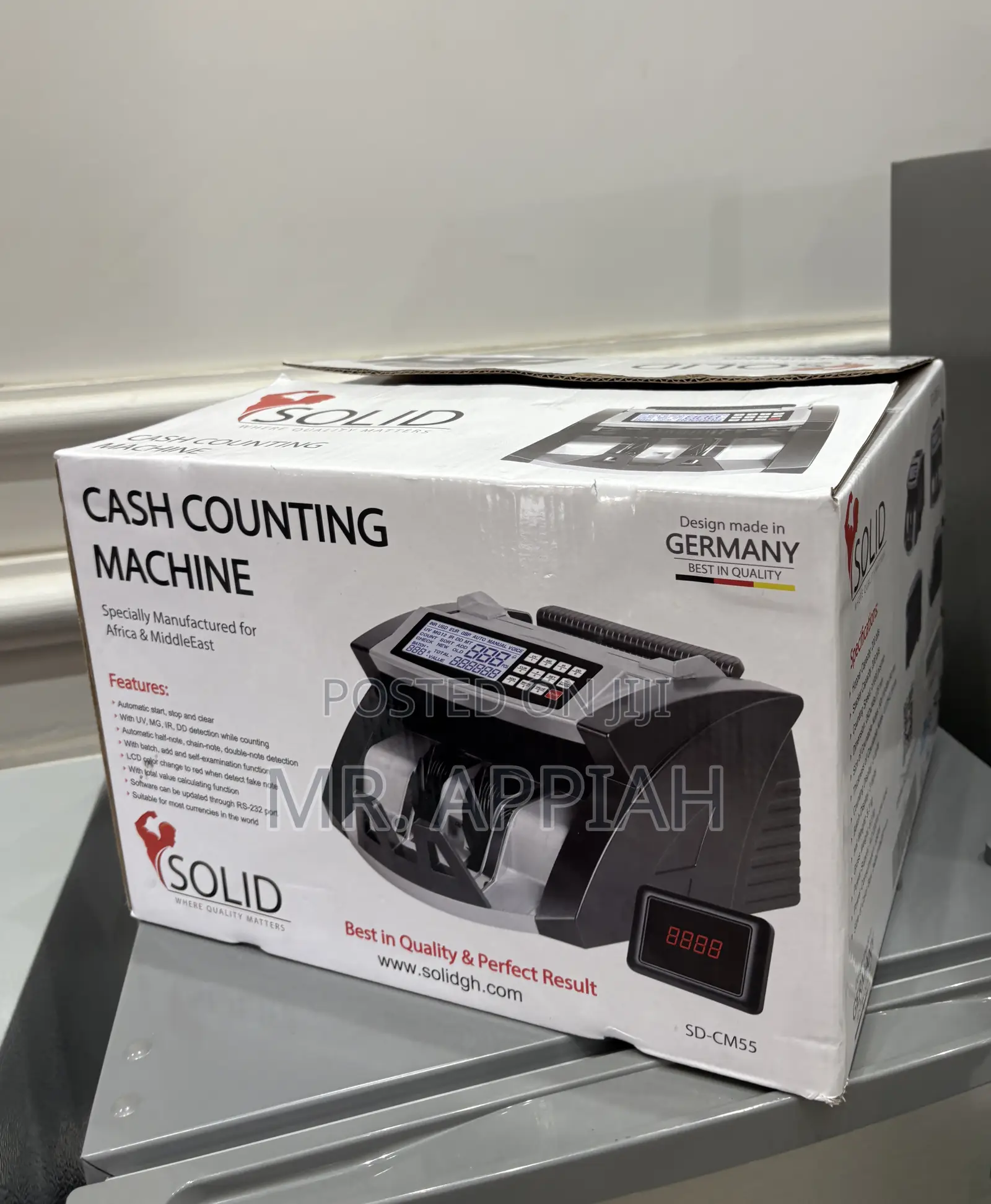 Affordable Solid Counting Machine Sd-Cm55(Black) 