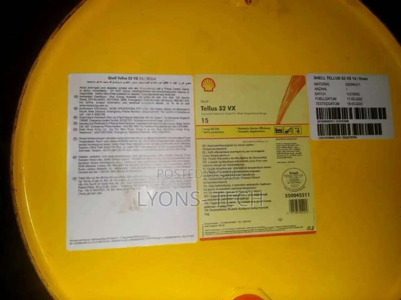 Shell Tallus S2 Vx 15