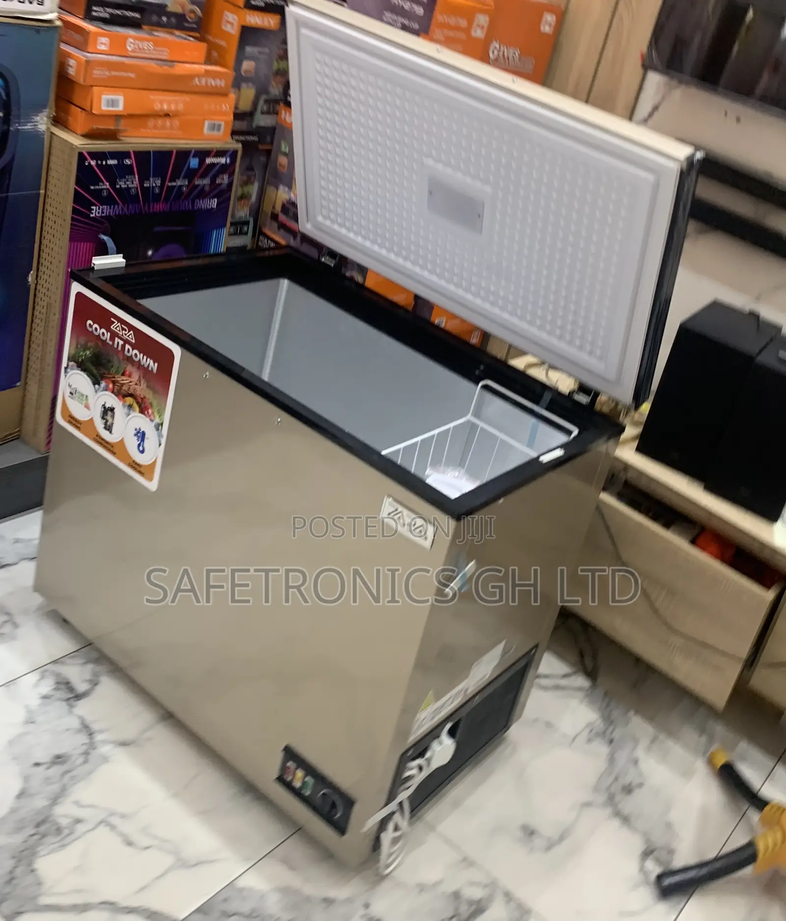 Zara-300flg 238 Liters Net Gold Singledoor Electric Freezer