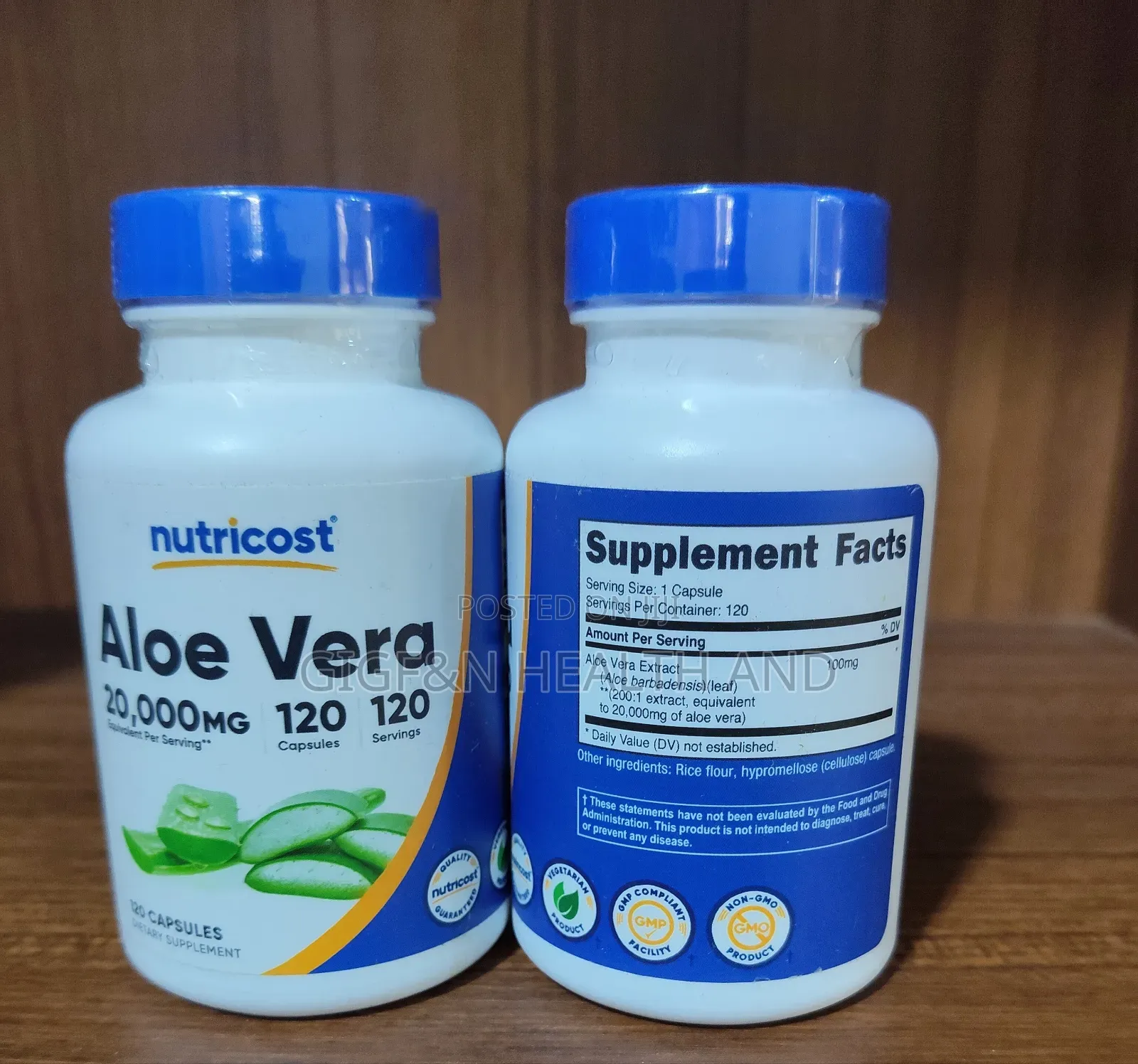 Aloe Vera, 20,000 Mg, 120 Capsules