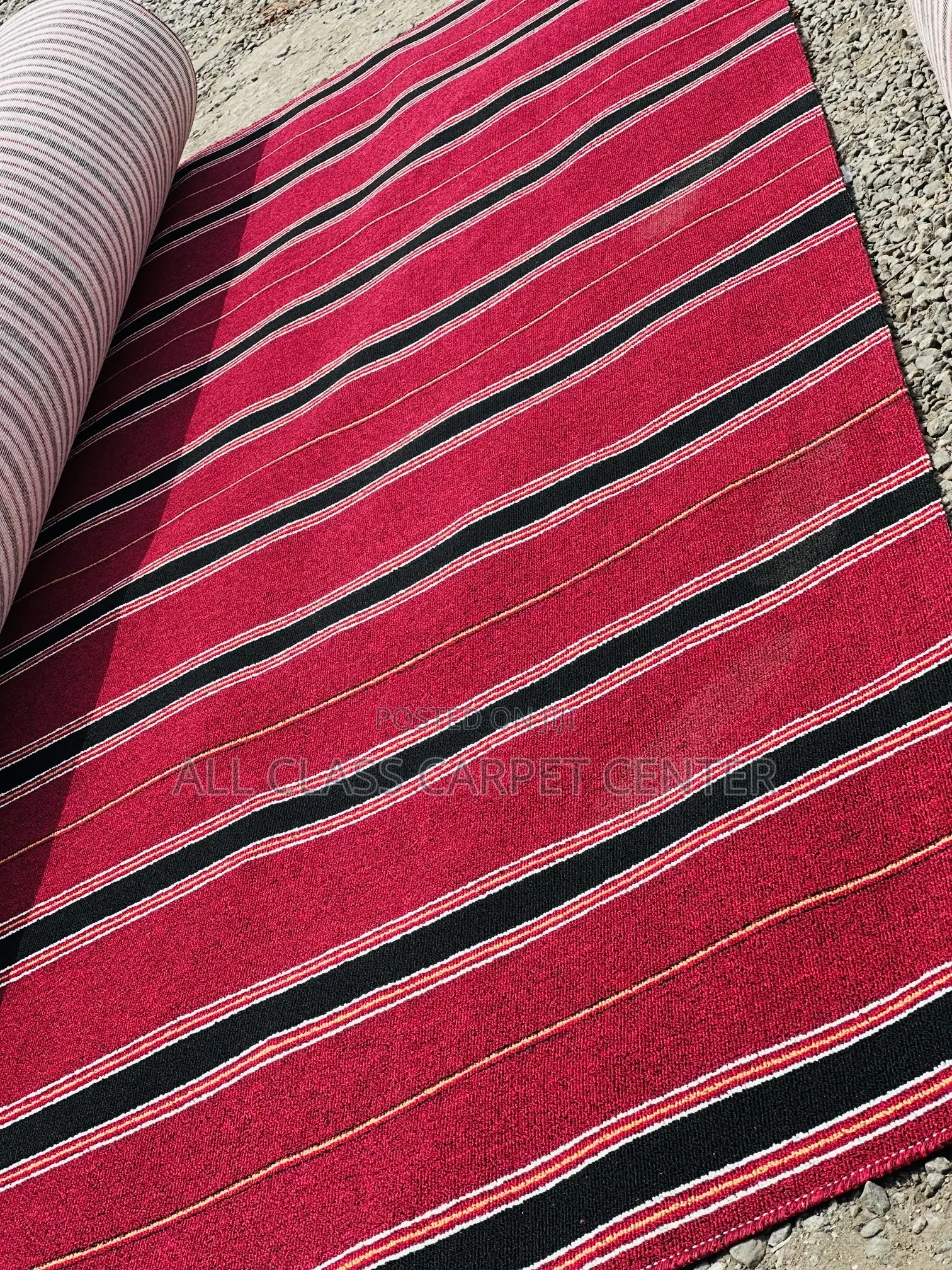 Wine With Design Floor Carpet