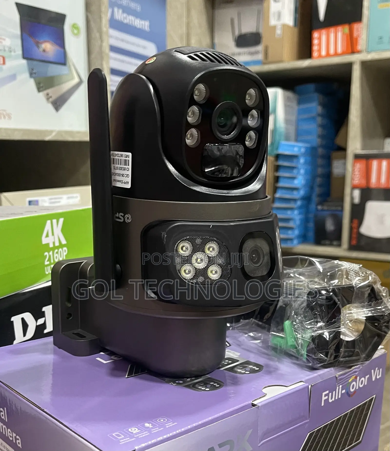 2 in 1 Solar Camera 8mp 4g/5g Ultra Hd Eu 4g PTZ Solar Camera