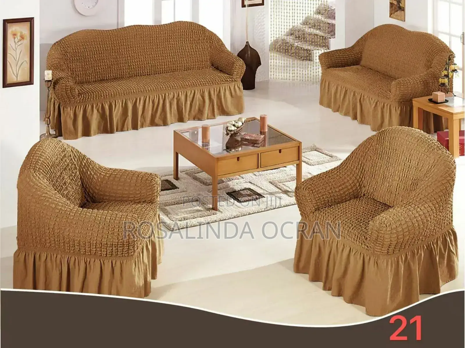 Nice Skirt Sofa Cover Set