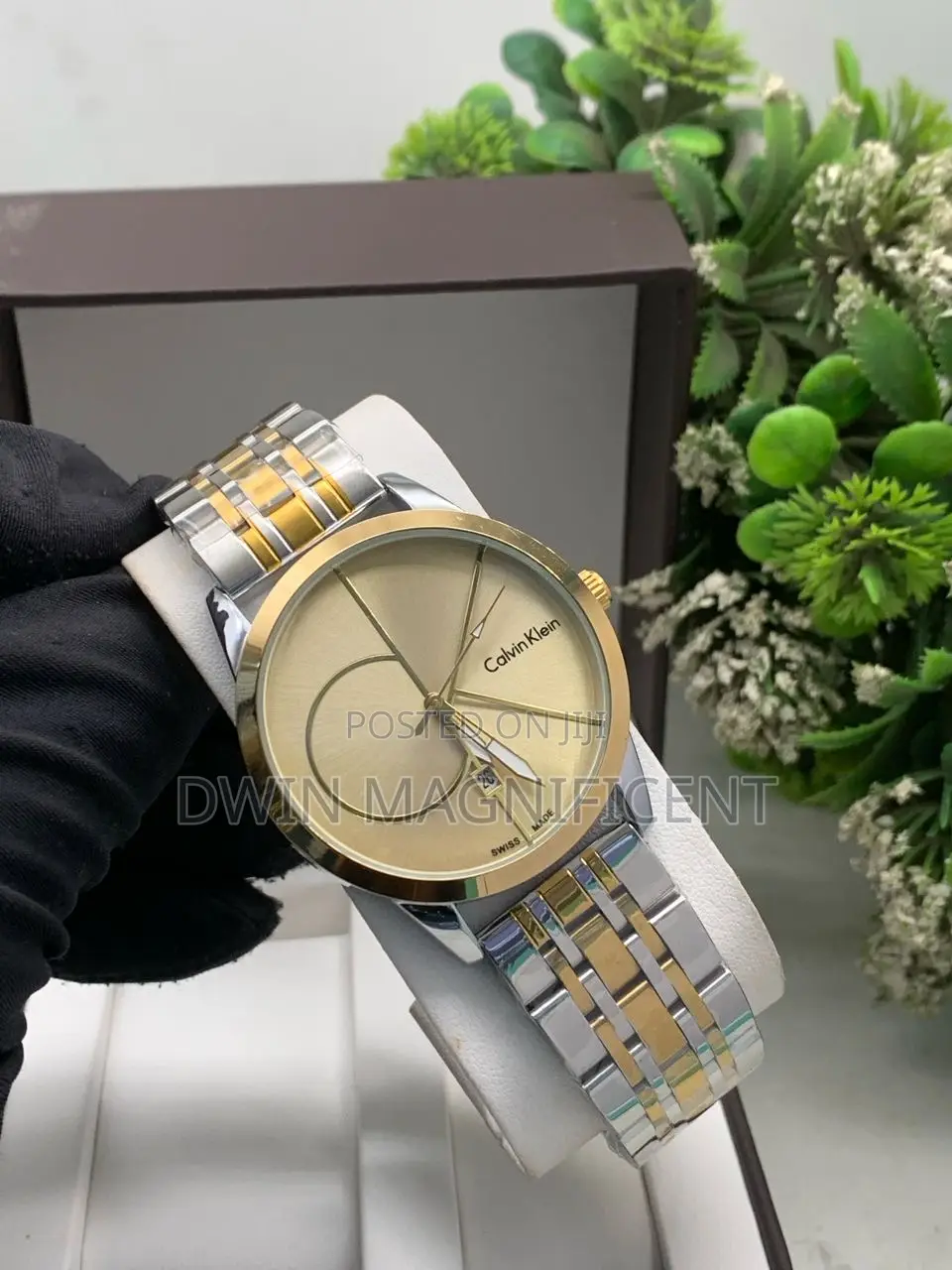 Pair of Calvin Klein Swiss-Made Quartz Wristwatches
