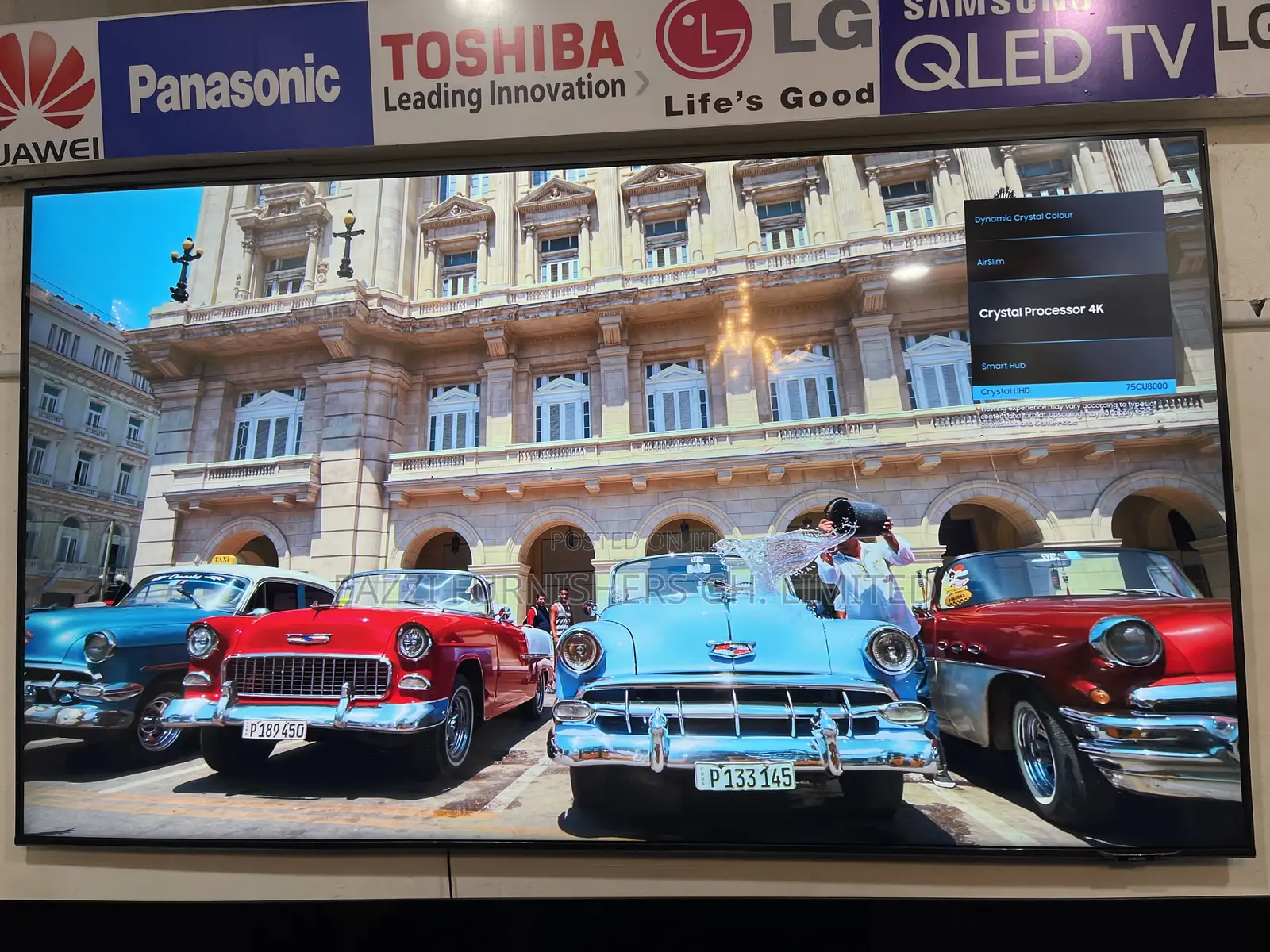 75cu8000 Samsung Crystal Uhd HDR Smart 75 Inche Series 8 Slim Uk Tv