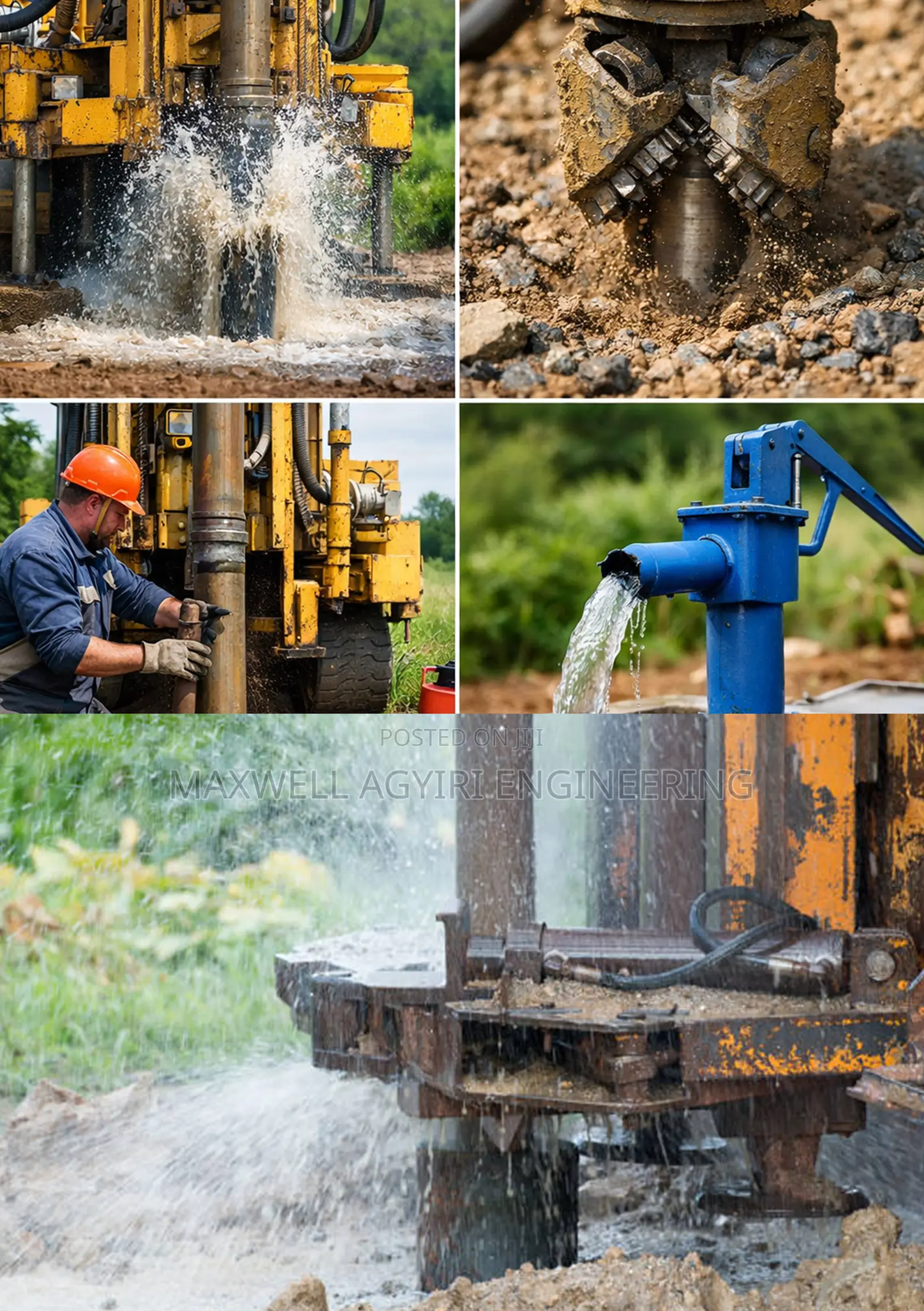 Mankesem and Cape Coast Borehole Drilling