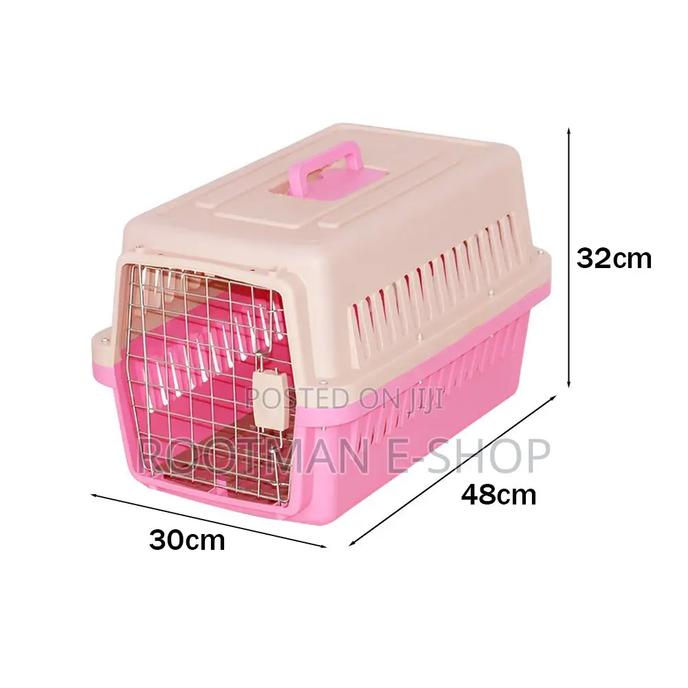 Large Dog Cat Carrier Box Puppy Portable Pet Transporter Cage Crate