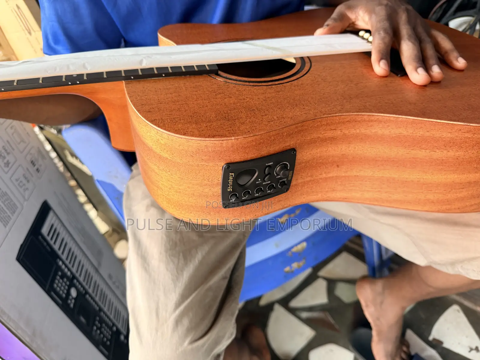 Strinberg Forest Series Semi-acoustic Guitar.
