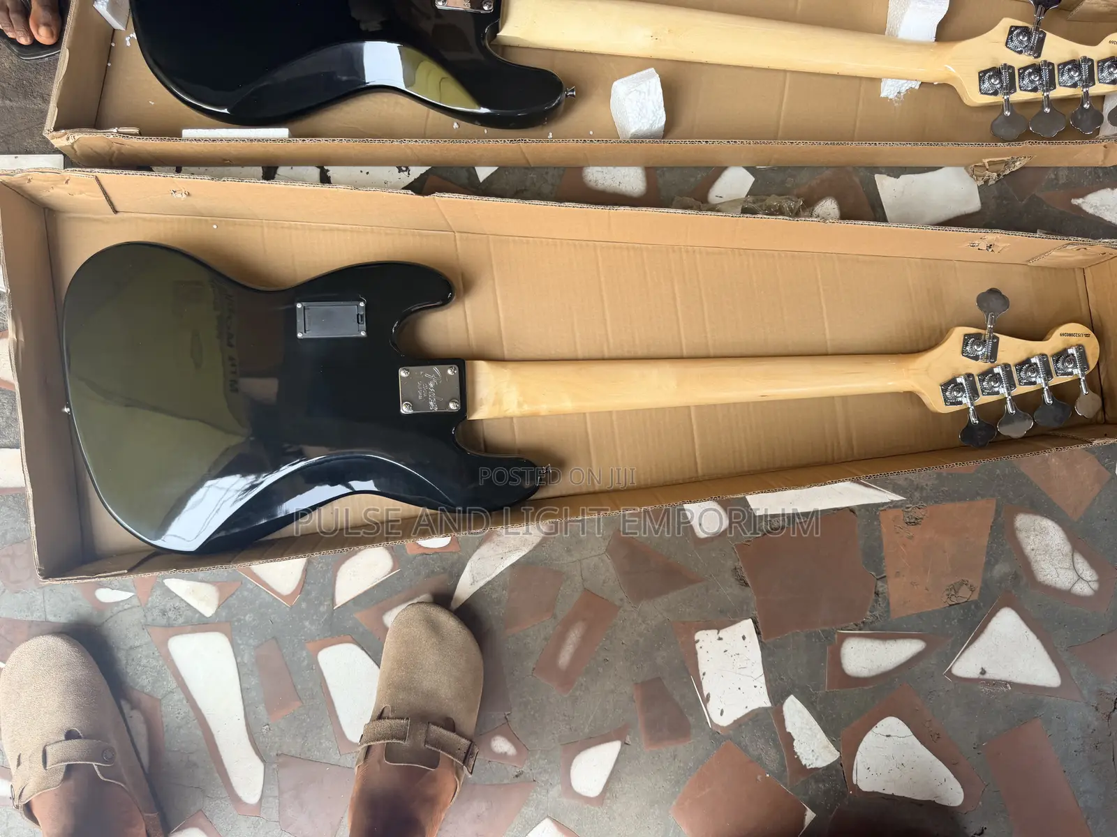 A 5-String Fender Jazz Bass Electric Guitar