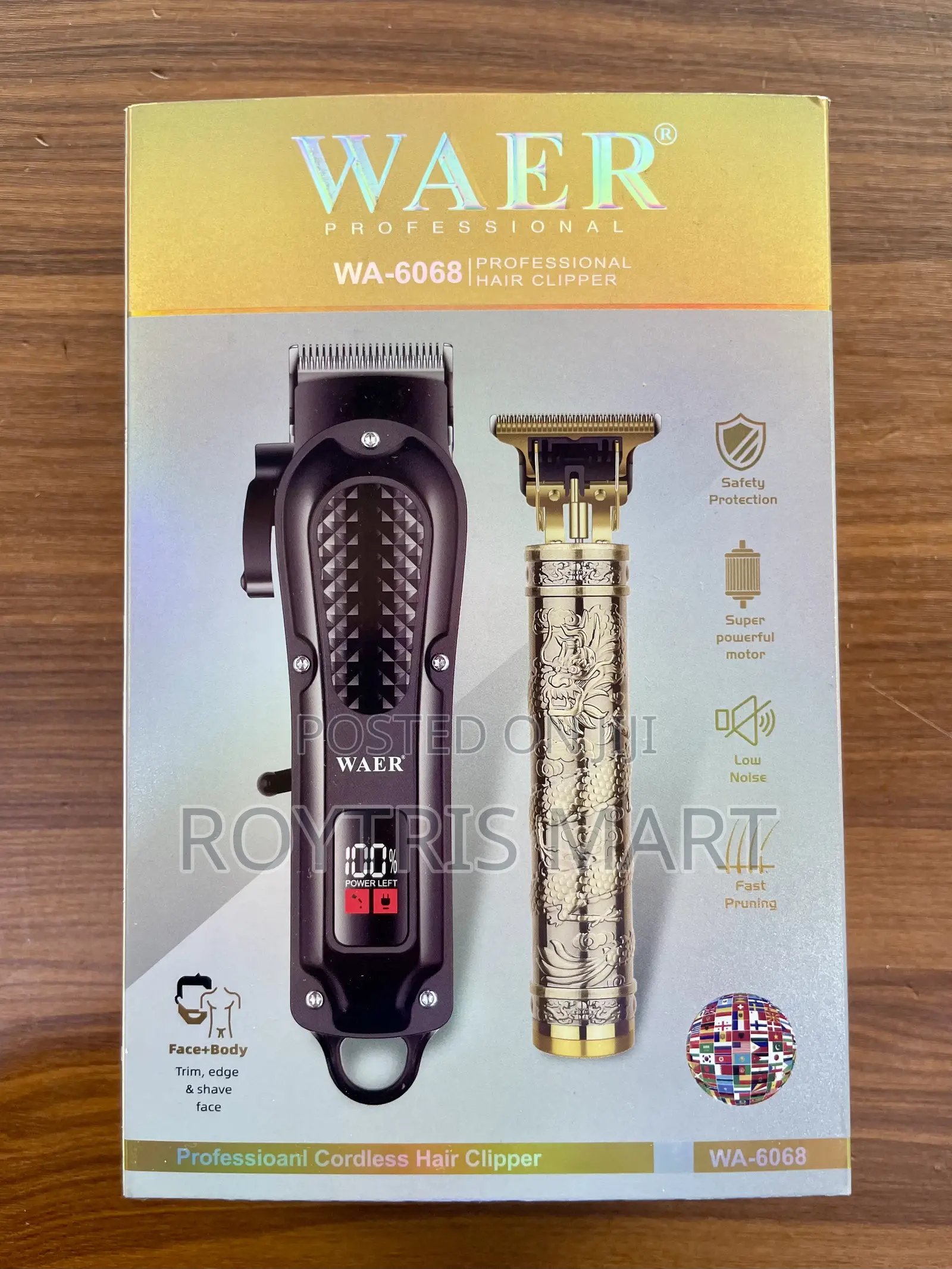 Waer Professional Clipper and Trimmer Set