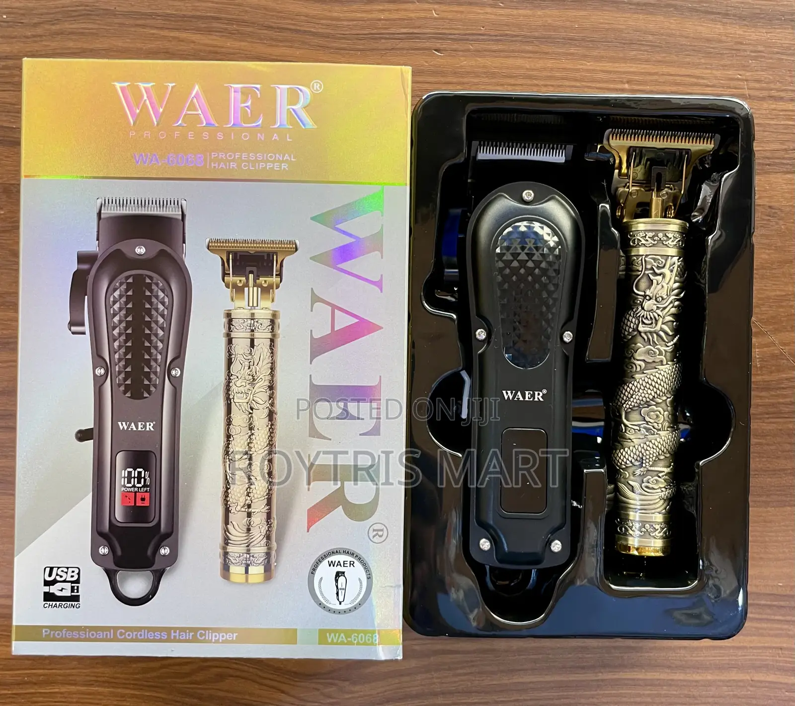 Waer Professional Clipper and Trimmer Set