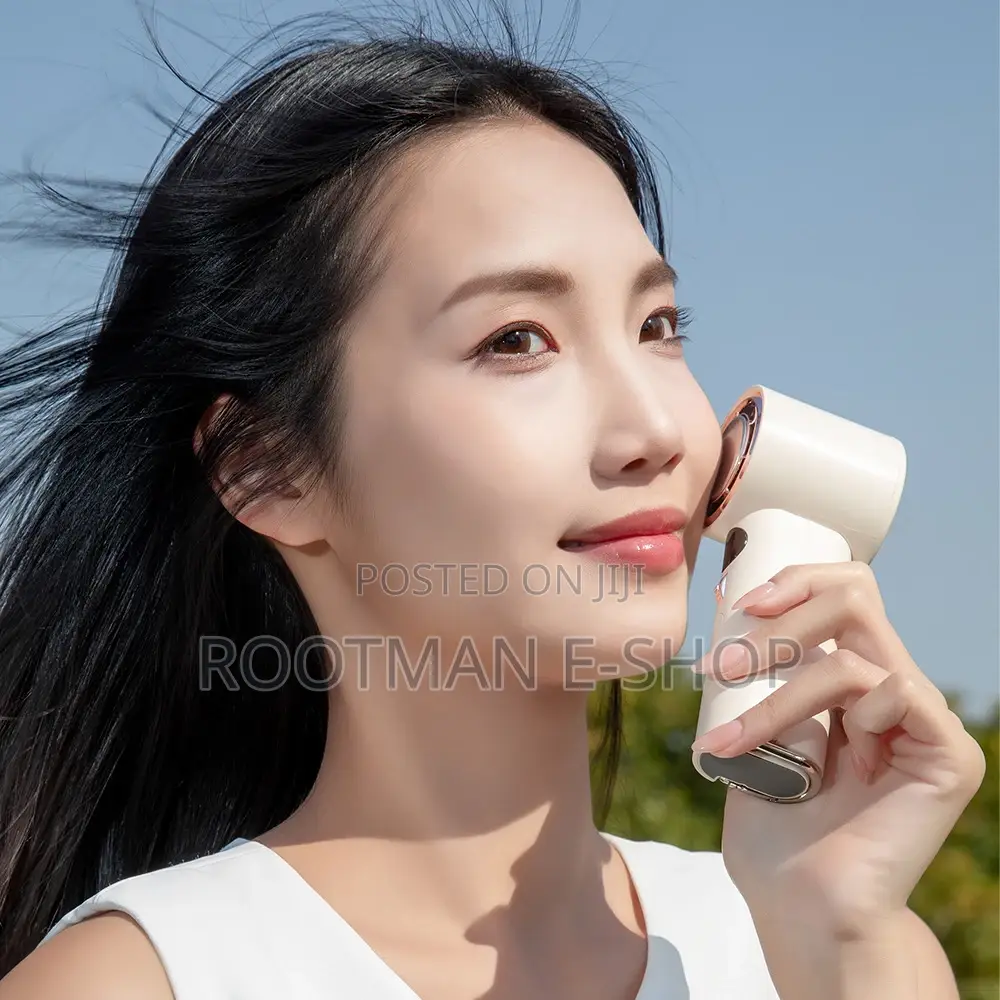 Premium Portable Handheld Cooling Fan With An Ice Compress Feature