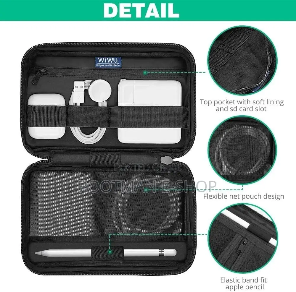 Wiwu Waterproof Laptop Accessories Bag for Apple Macbook Mate