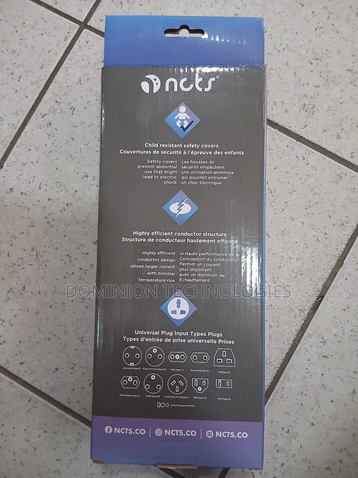 NCTS 4way Extension Socket