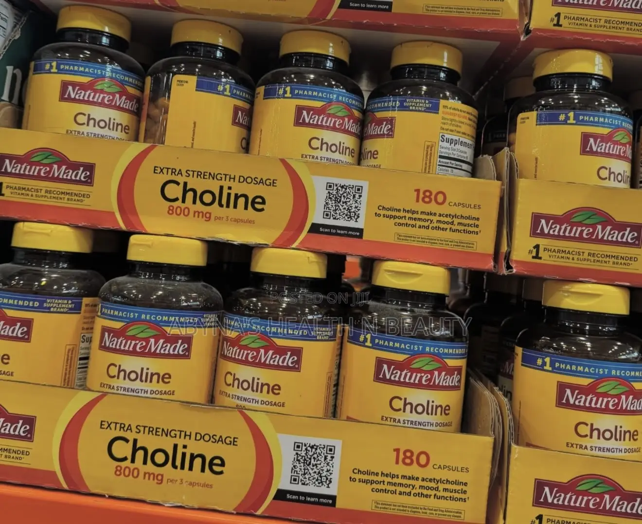 Choline Extra Strength 800mg