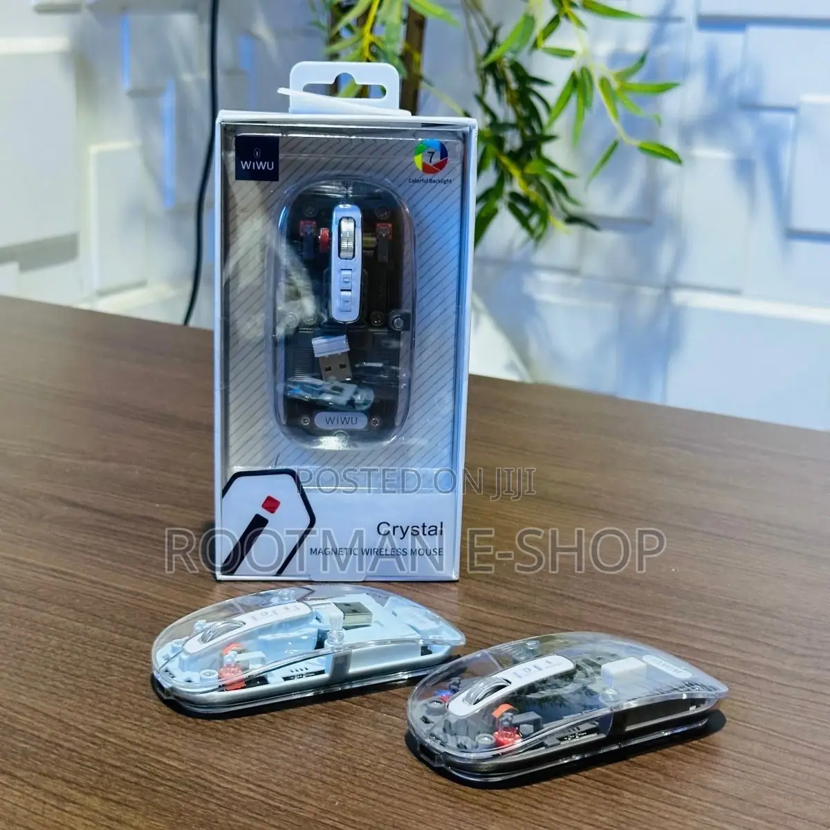Wiwu Wm105 Crystal Transparent Magnetic Wireless Mouse