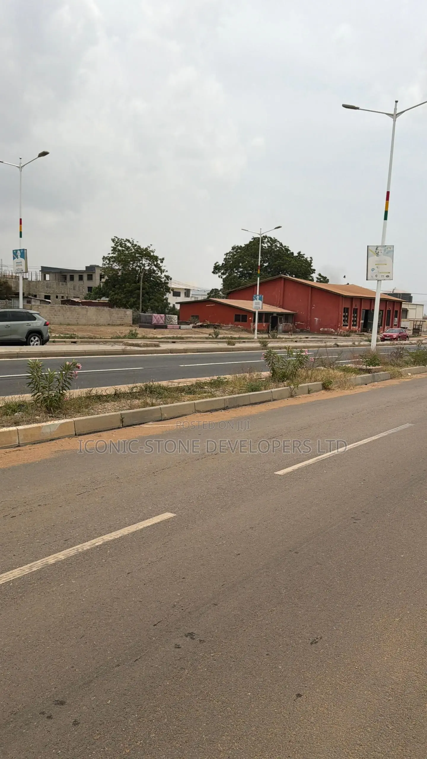 Plots of Roadside Land for Sale at Borteyman