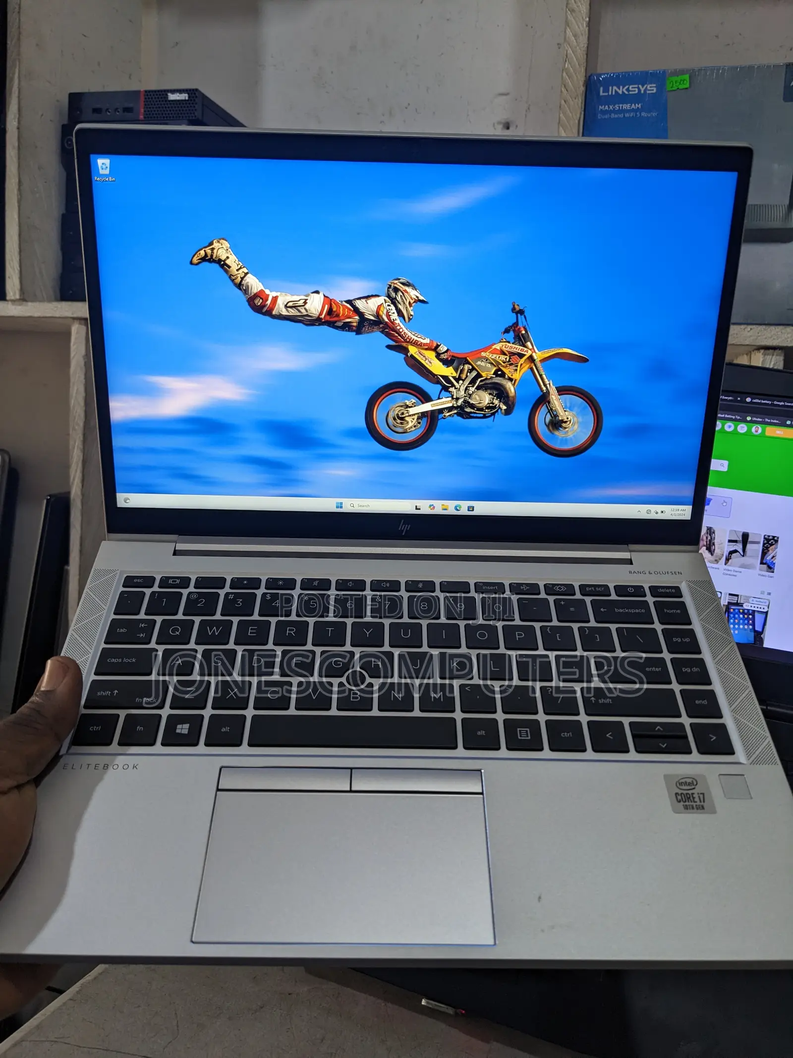 Laptop HP EliteBook 840 G7 8GB Intel Core i7 SSD 256GB