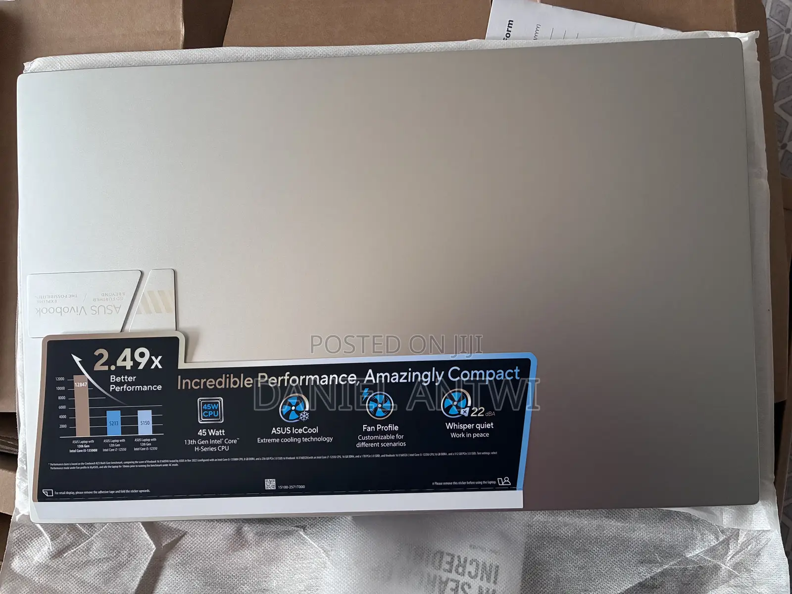 New Laptop Asus 16GB Intel HDD+SSD 1T
