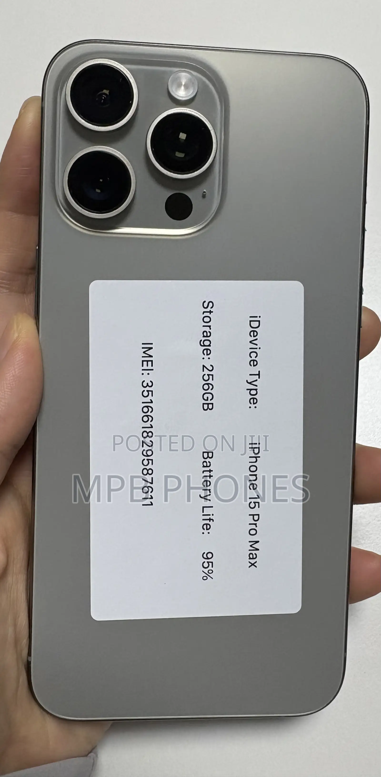 Apple iPhone 15 Pro Max 256 GB Gray