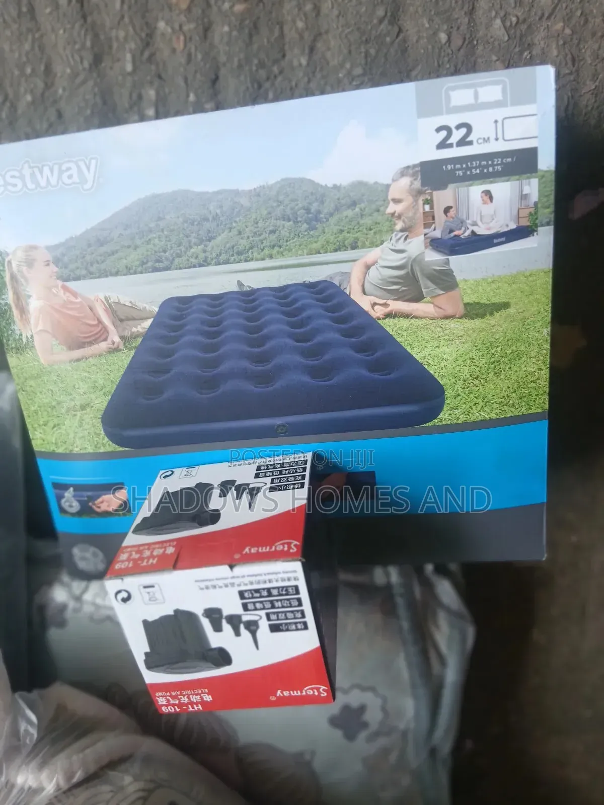King Size Inflatable Matres/Pump