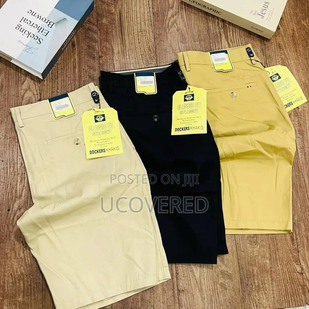 Casual Men’S Khaki Shorts